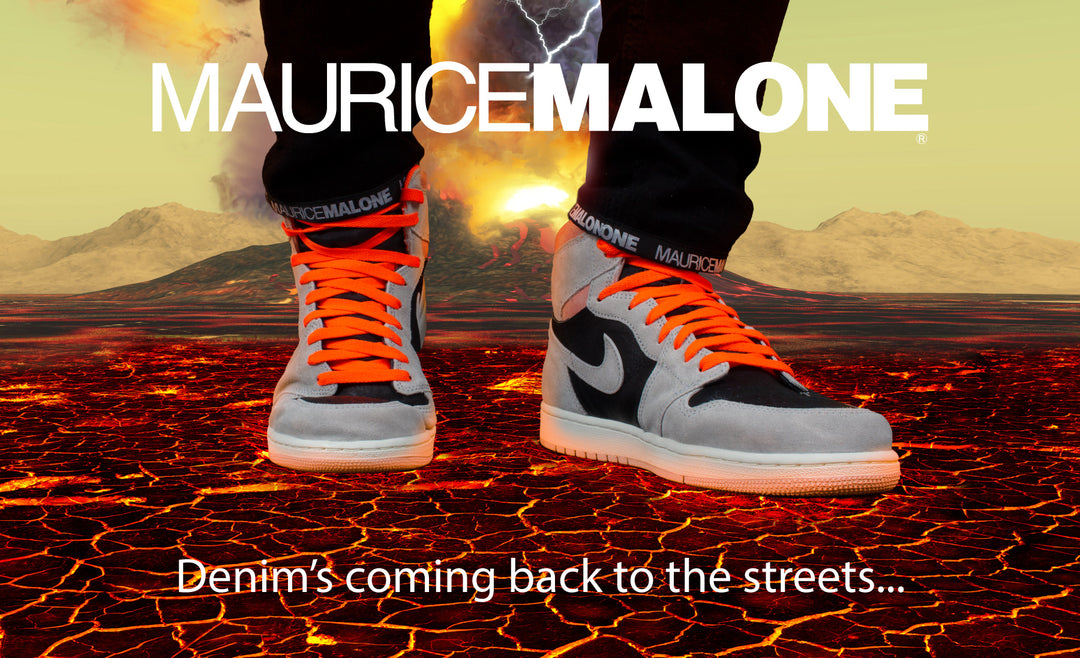 Posting. Behind the scenes: Denim’s coming back to the streets...