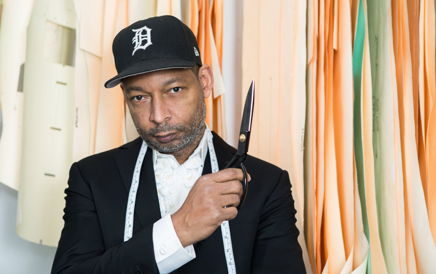 African American denim designer and business owner Maurice Malone, photographed by Andres Sebastian.