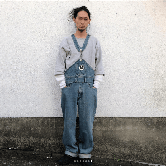 @eat_gifu Instagram photo of vintage denim overalls by Maurice Malone