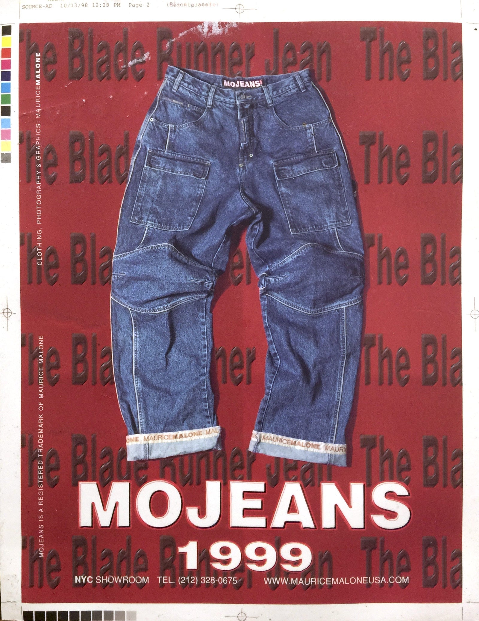 The Story Behind the 1998-1999 Blade Runner Jeans Advertisement