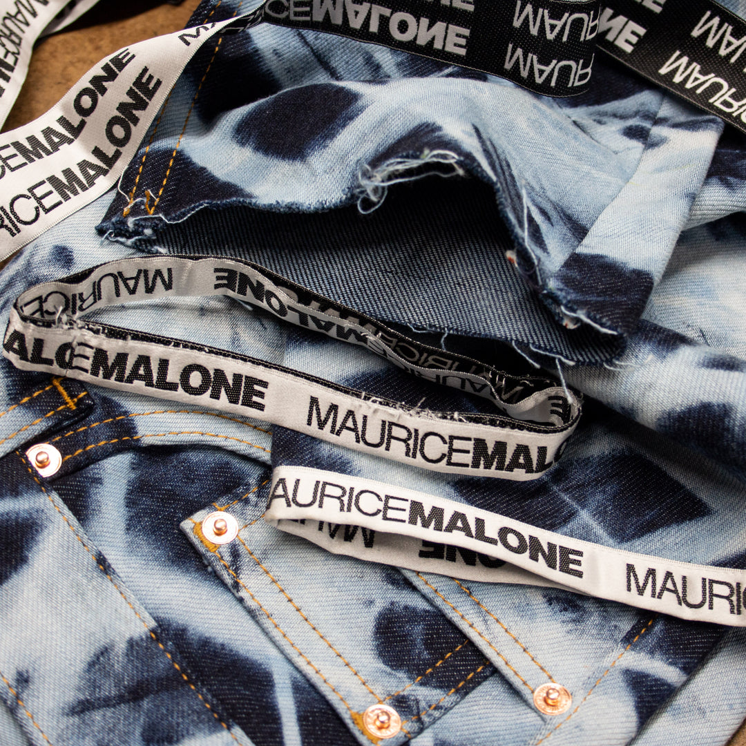 Alterations for Maurice Malone Logo Cuff jeans - Customize the inseam length